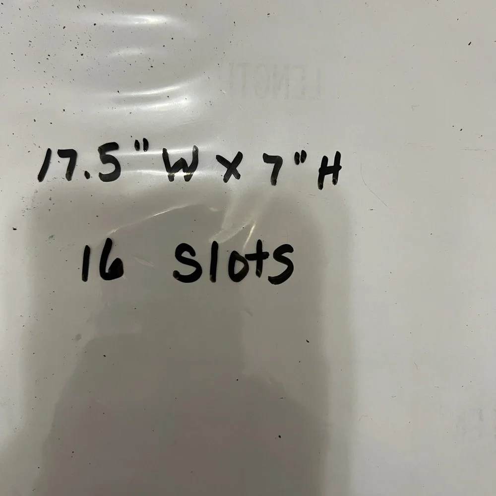 Carved Wood Vintage Spoon Rack Wall Hanging Cornucopia Harvest 16 Slot Display - Picture 7 of 7